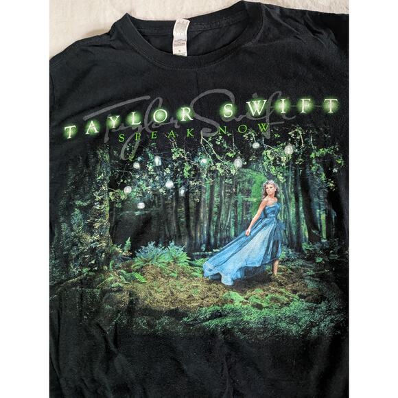 Taylor Swift T-Shirt Size S Speak Now Haunted Rare Circa 2011 Eras Tour Swiftie - Picture 1 of 7